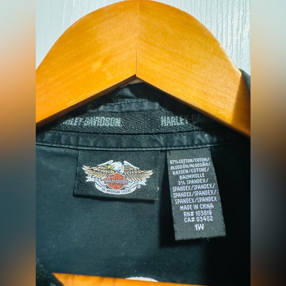 Harley Davidson 1W Women’s Mechanics Shirt - Picture 3 of 5